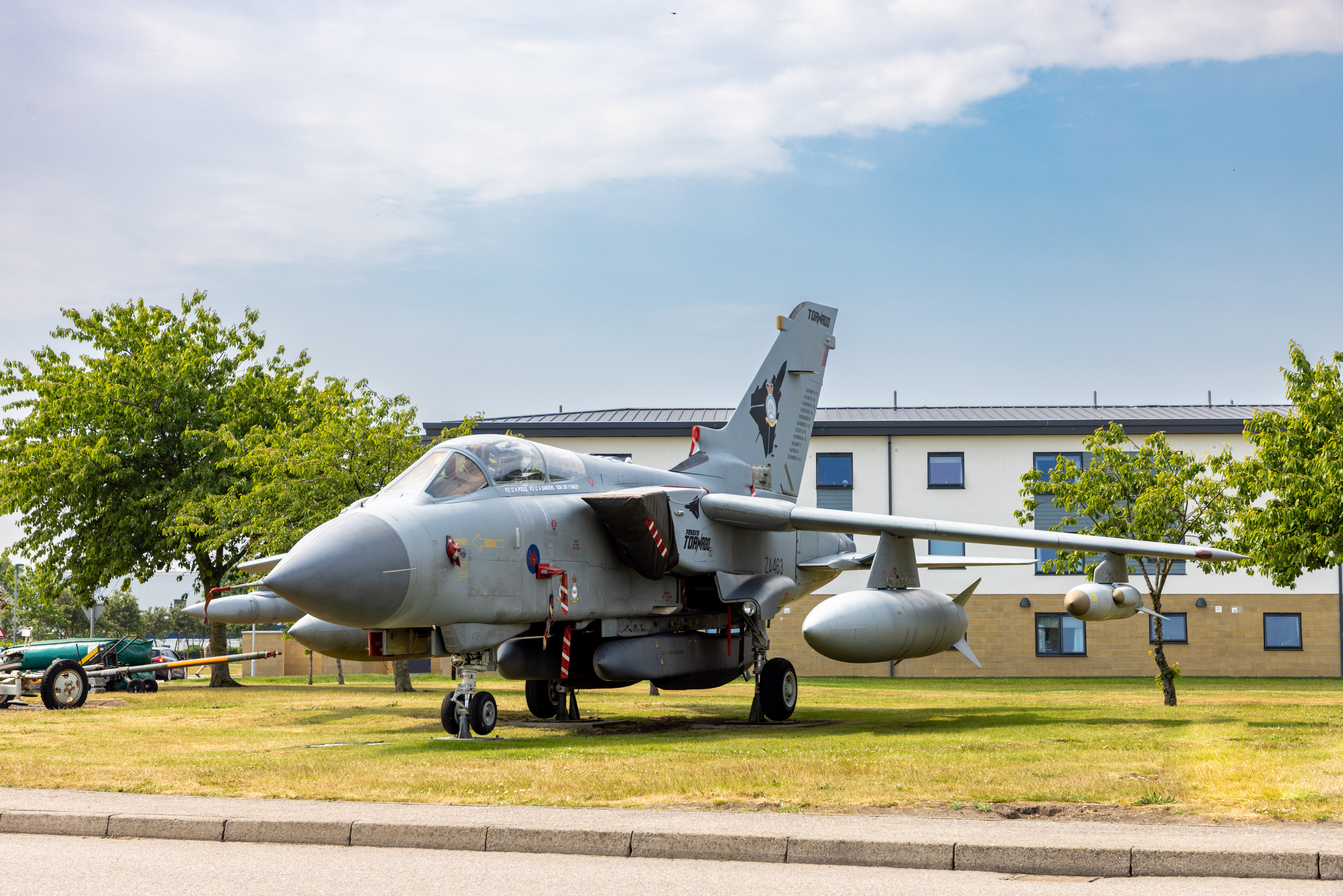 RAF Lossiemouth Gate Guardian Tornado GR4 ZA465